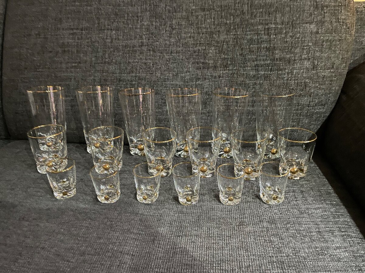 Súprava retro poharov - 12