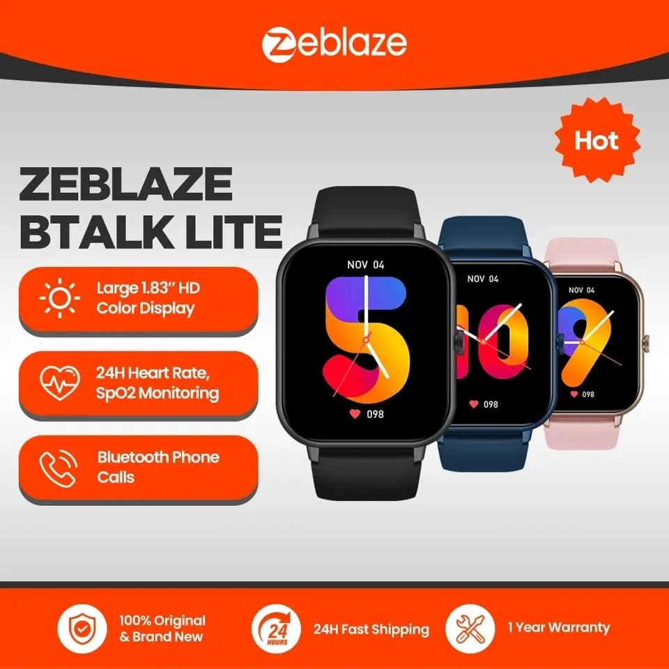 Colmi a Zeblaze Smart hodinky. Čierne prevedenie. - 12