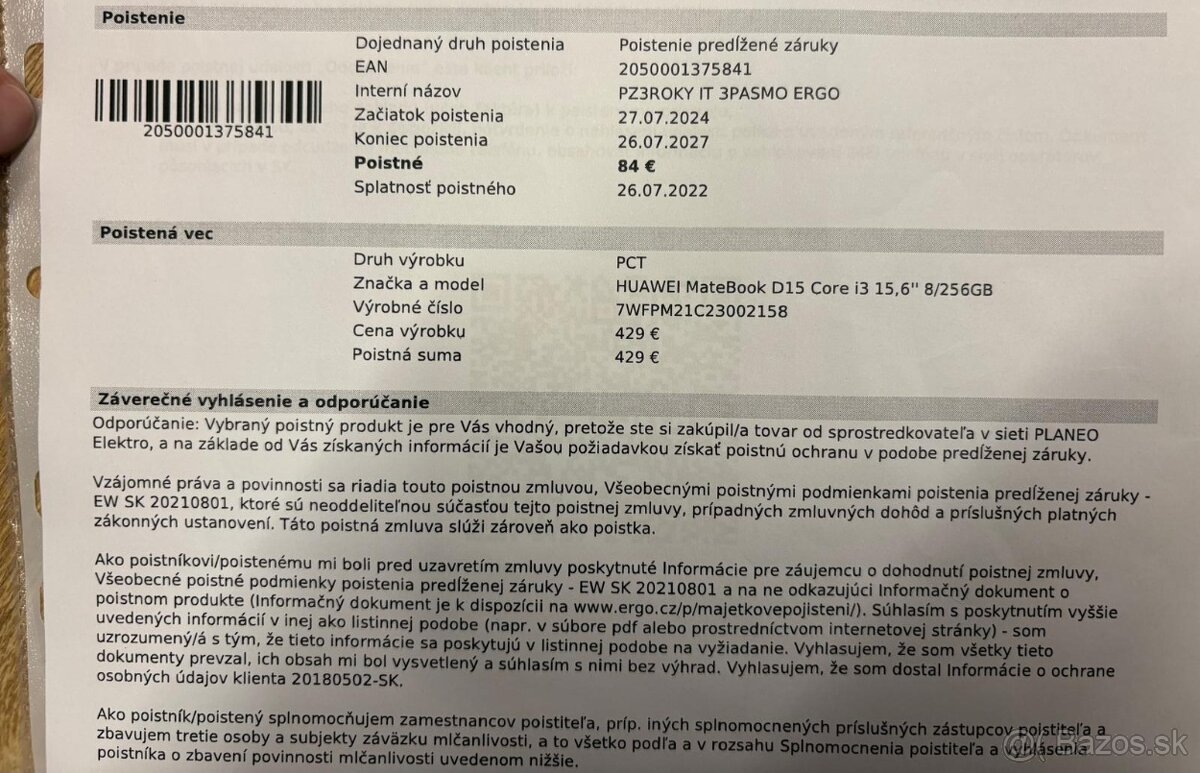 Huawei Matebook D15 - ešte v ZÁRUKE - 12