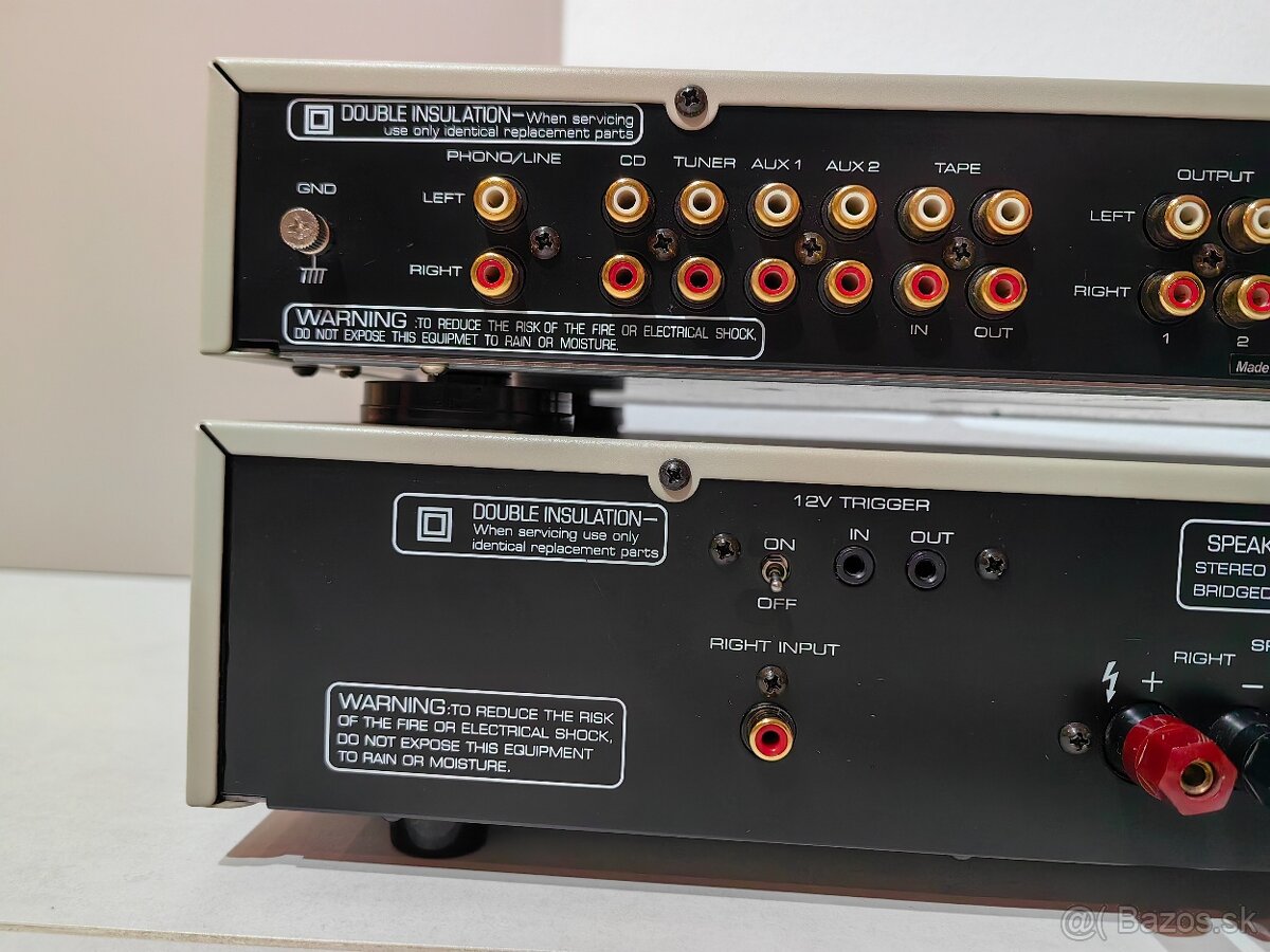 ROTEL RB03 + ROTEL RC03 pre amp + koncák - 12