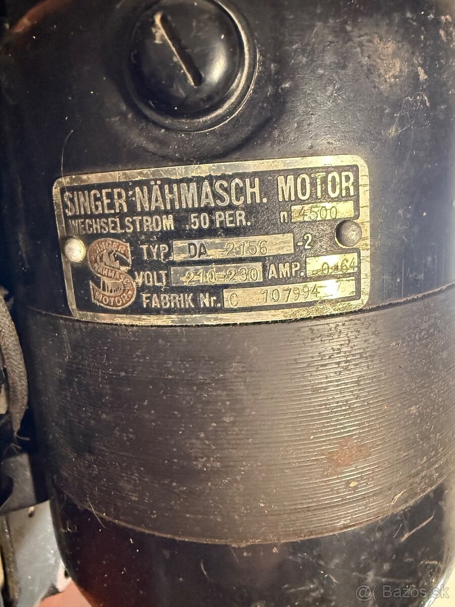 Singer starožitný šijací stroj - 12