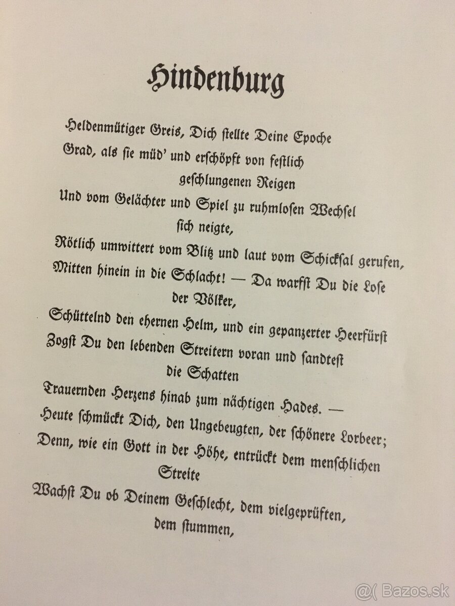 HINDENBURG -ríšsky prezident Nemecka - 12