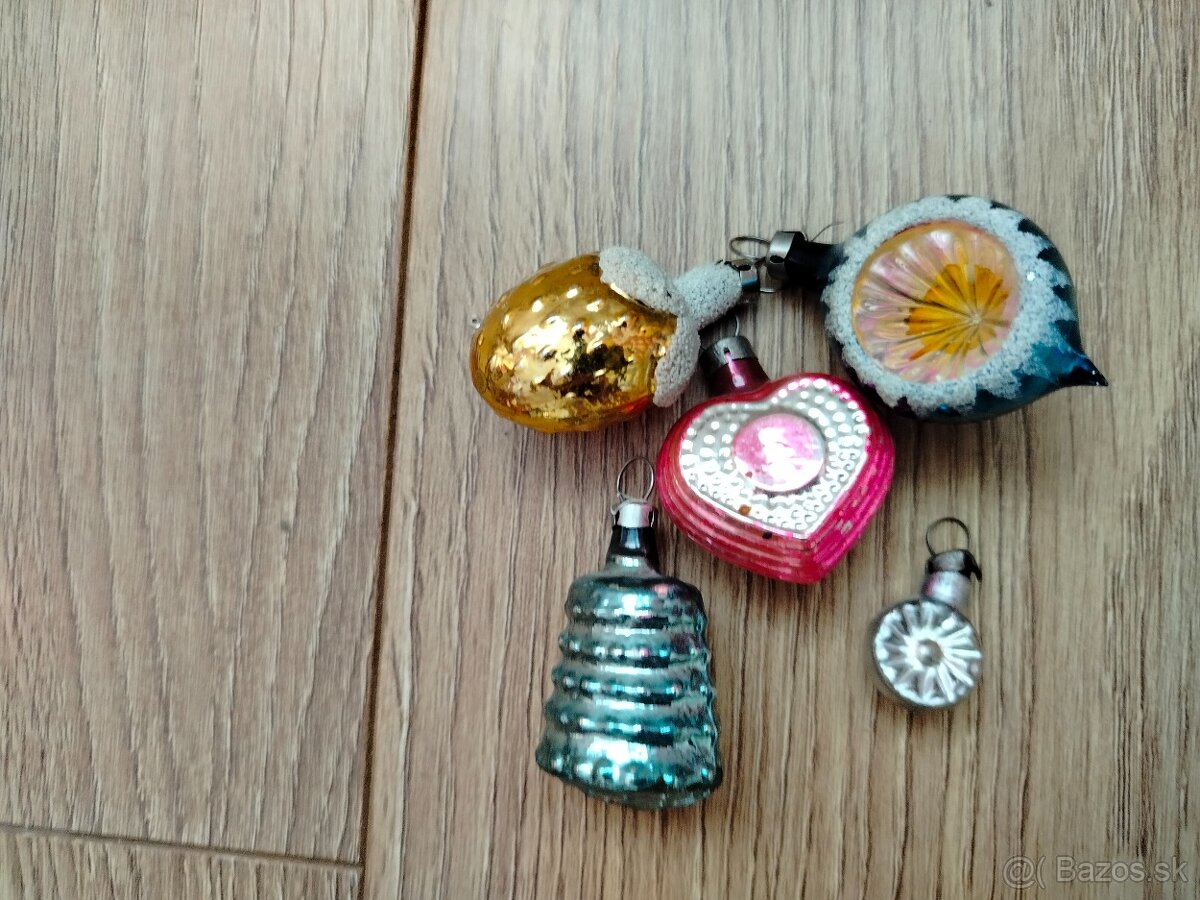 Retro vianočné ozdoby II a retro svetielka - 12