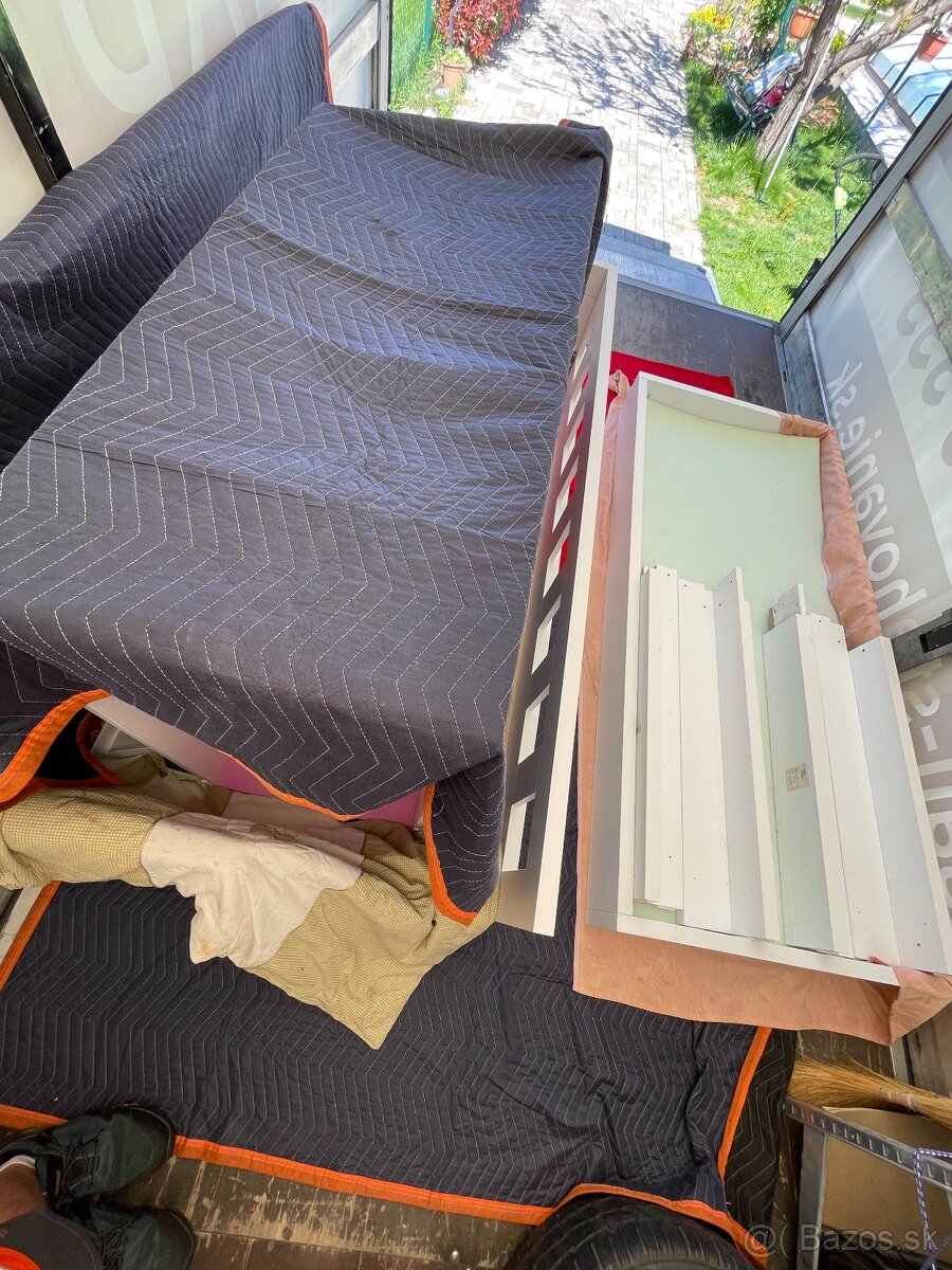 Sťahovanie Nové Zámky, skladovanie + hydraulická plošina +EN - 12