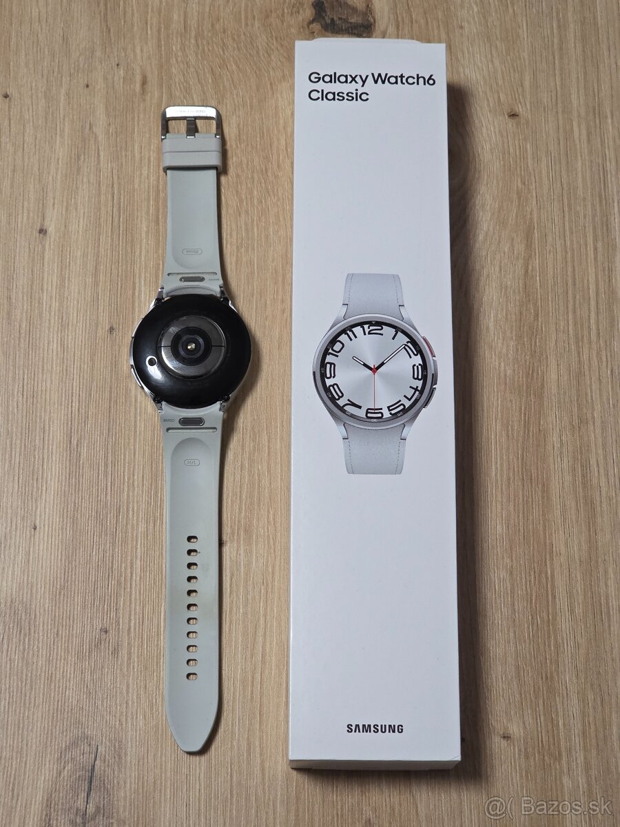 Samsung Watch 6 Classic 47mm, LTE, Strieborné - 12