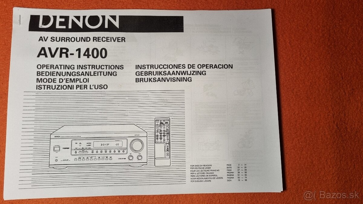 Denon - AVR 1400 - 12