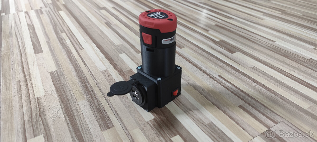 USB nabíjací adapter na batériu parkside 12V - 12