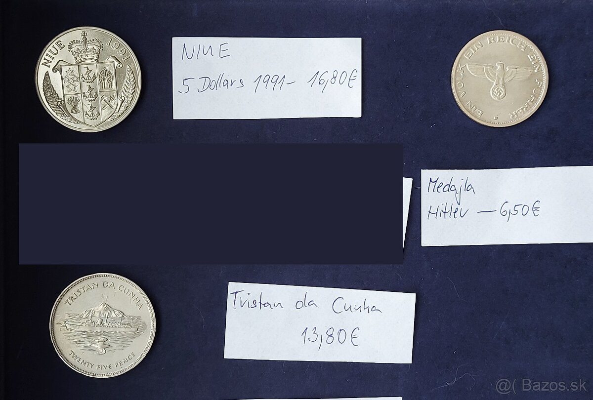 Zbierka mincí - Ostrovy, svet, Ázia, medile, Hitler - 12