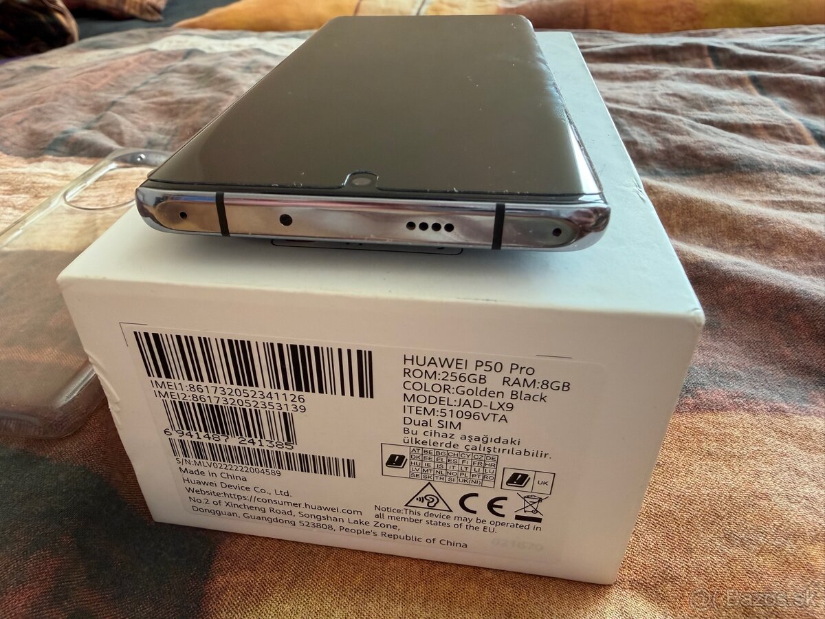 PREDÁM Huawei P50 pro 8/256GB - 12
