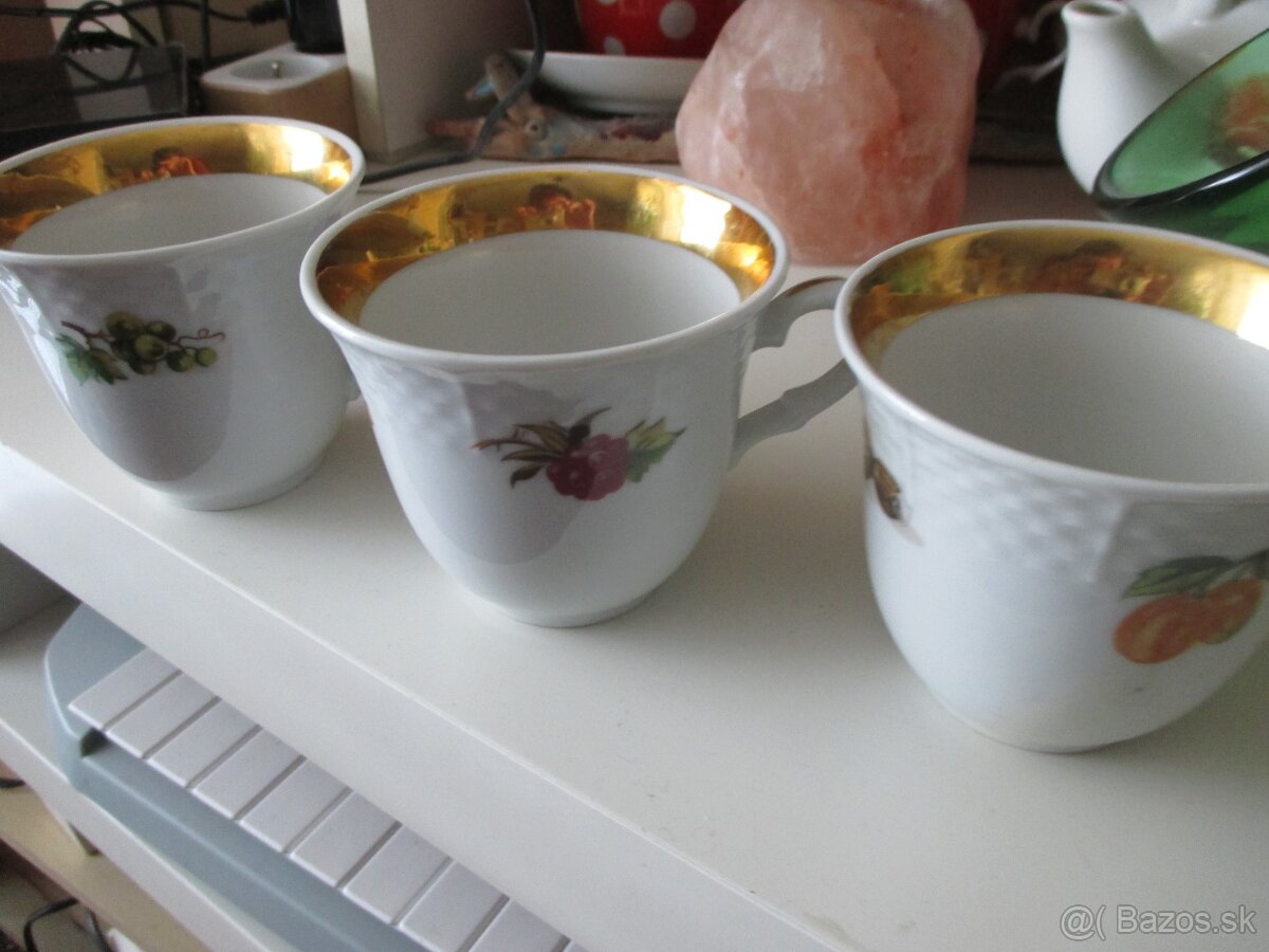 hrnčeky, tanierky, taniere - 12