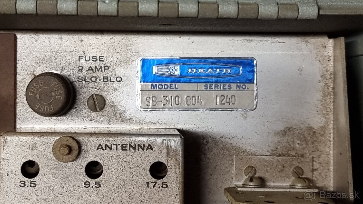PRÍJÍMAČ HEATHKIT SB-310 + SB-600 》VYROBENÉ V USA - 12