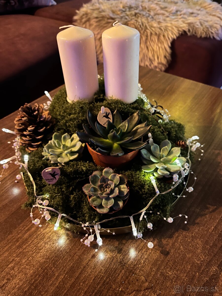 Vianočné vence, ikebany - 12