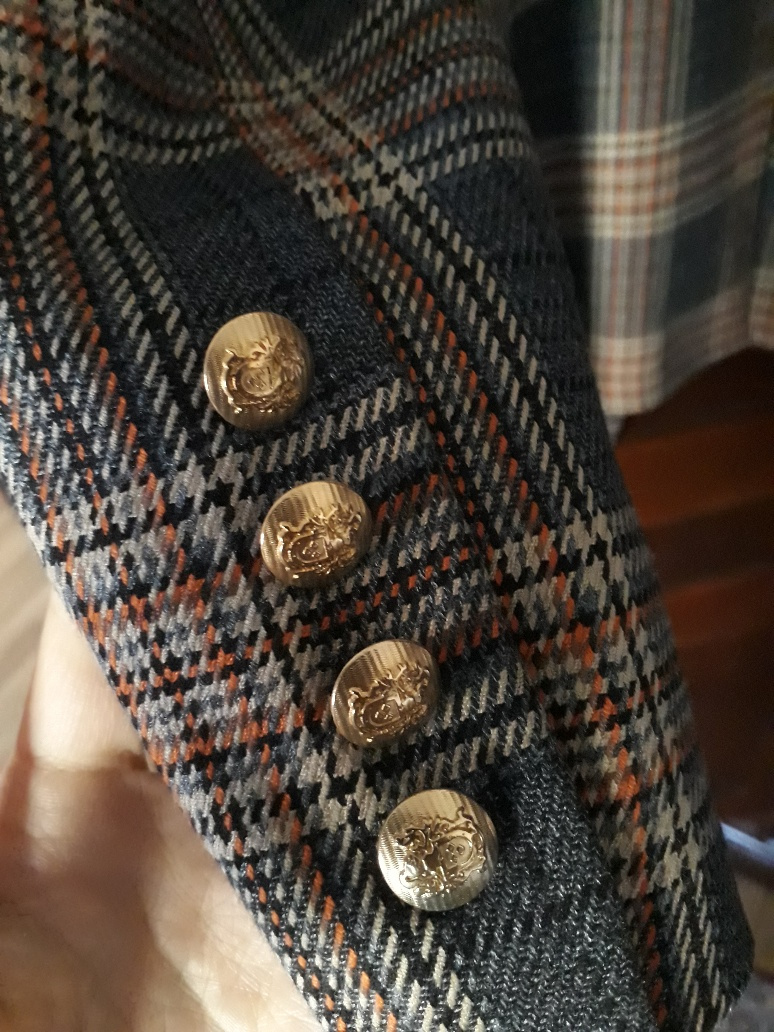 vintage kárované sako - 36 - 12