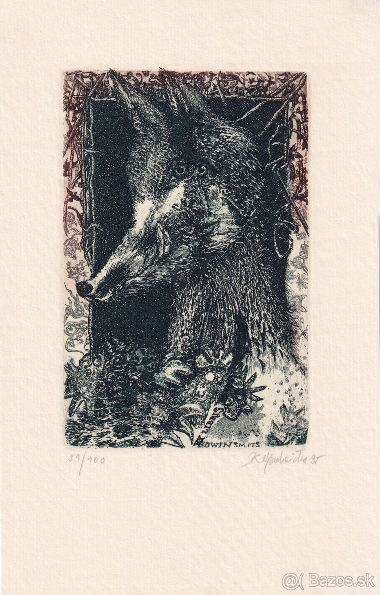 predam exlibris grafiky Karol Ondreička - 12