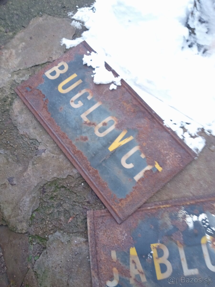 Tabuľky názvy obcí - 12