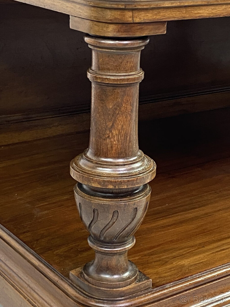 Starožitná komoda s výklopným platom - 12