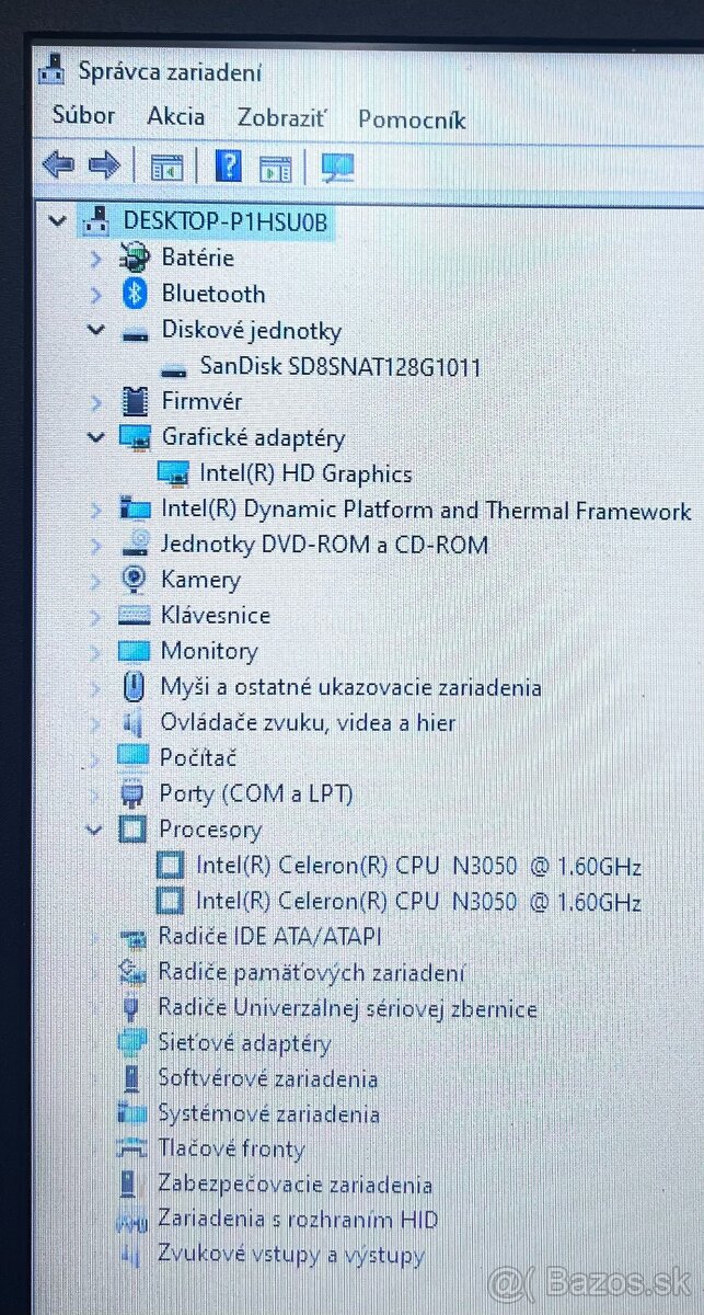 HP 250 G4 / Intel N3050 / 4GB RAM / 128GB SSD / 15.6" - 12