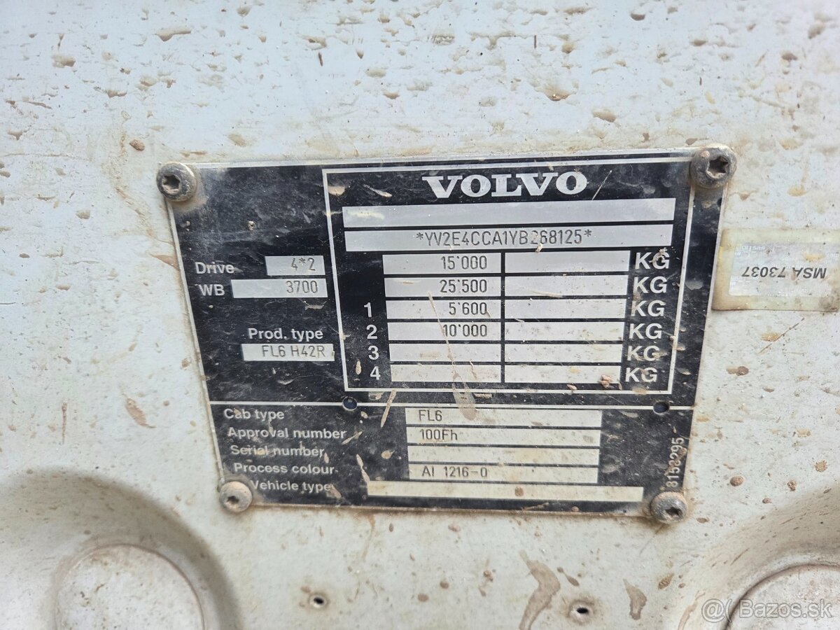 VOLVO FL6 - 250 reťazový nosič kontajnerov - 12