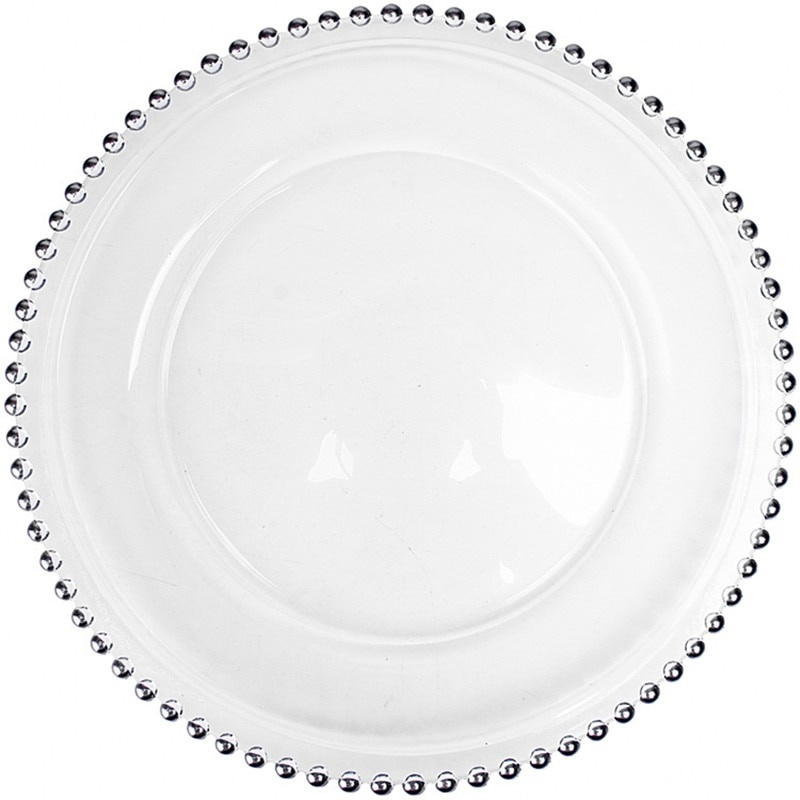 Sklenené klubové taniere – rôzne veľkosti a vzory - 12