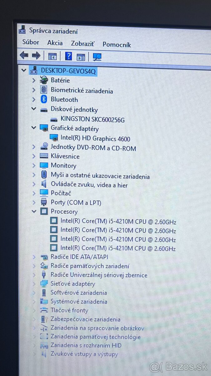 HP ProBook 650 G1 / i5 4210M / 8GB RAM / 256GB SSD / 15.6" - 12