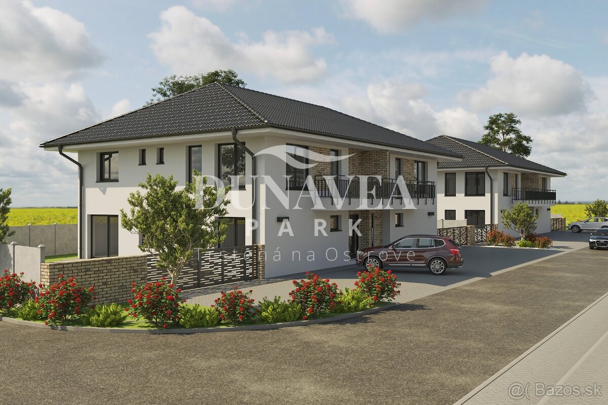 Veľký 3i byt+terasa+záhrada+2xparking,Trstená n/Ostrove,DS - 12