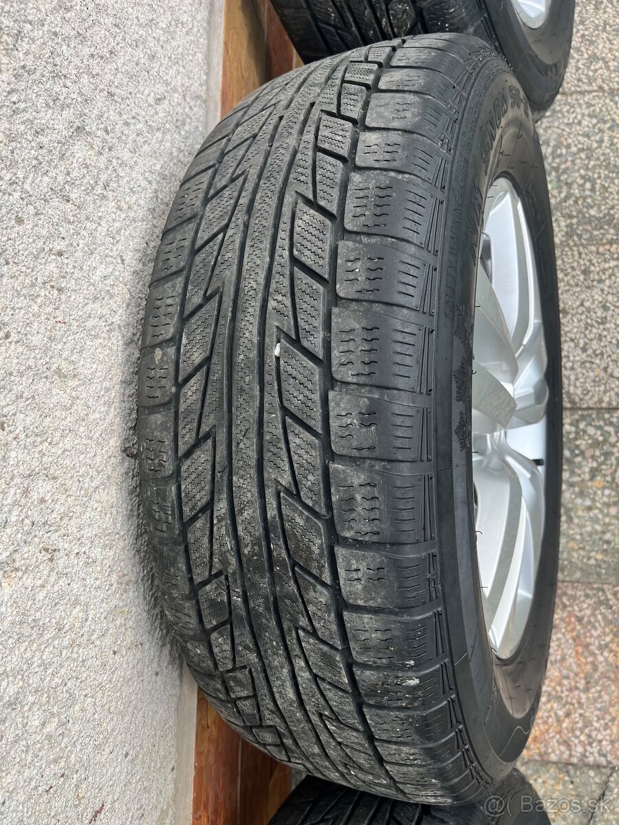 Sada diskov na zimných gumách 5x112 r16 - 12