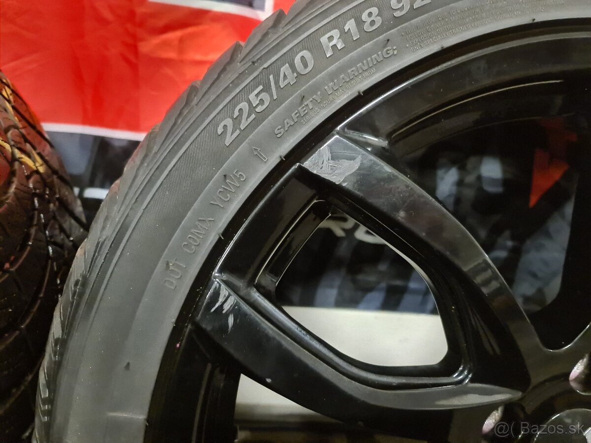 5X114,3 R18 + ZIMNE PNEU 225/40 R18 - 12