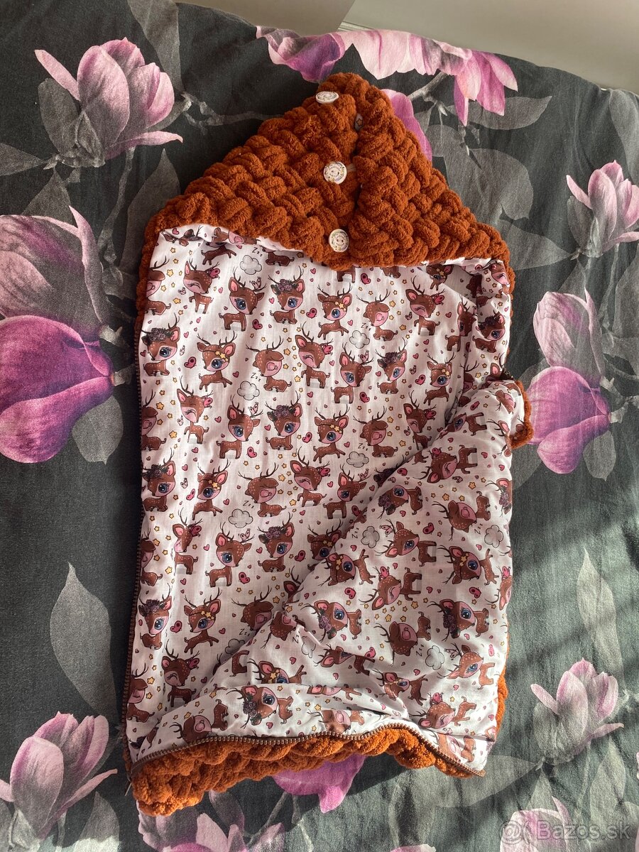 Zavinovačky a dečky pro miminko z puffy - 12