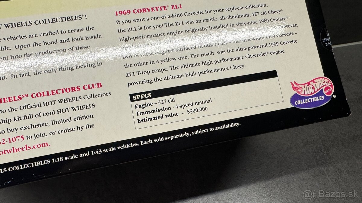 Chevrolet Corvette Camaro 1:18 - 12