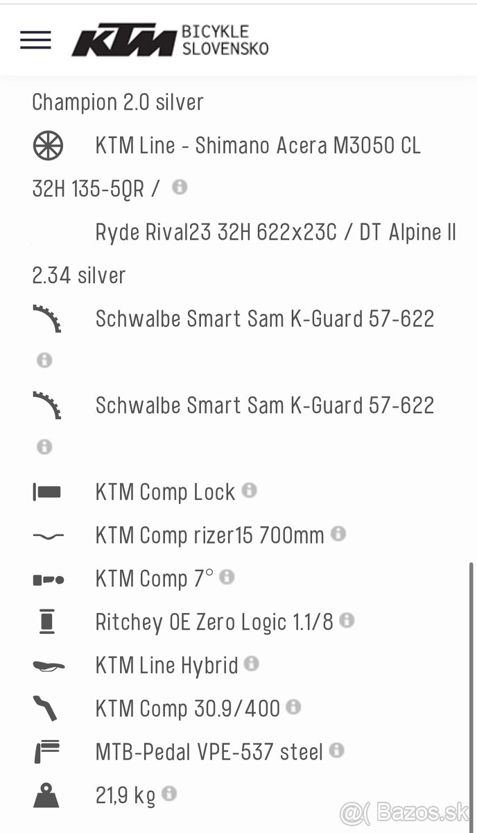 KTM MACINA RIDE 400 PowerPack Bosch - 12