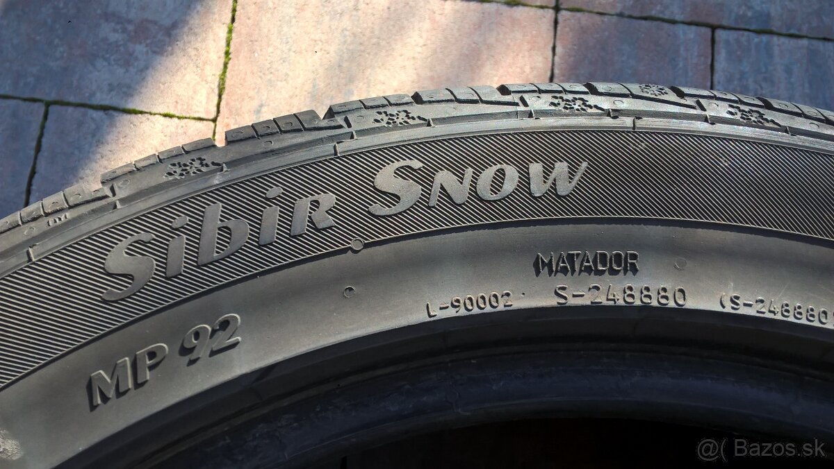 ZIMNÉ 225/45 R17 NOKIAN a MATADOR cca 7 mm UŽ OD 39,99 €/kus - 12