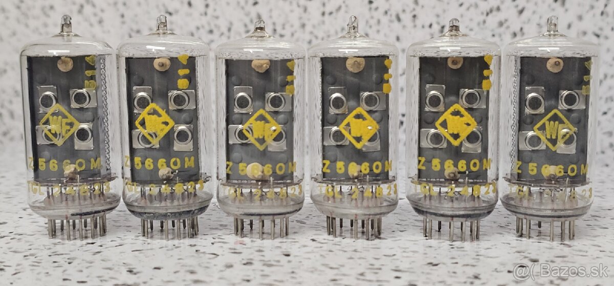 6x Z5660M 》Digitrony 》NIXIE 》NOS 》 RFT WF - 12