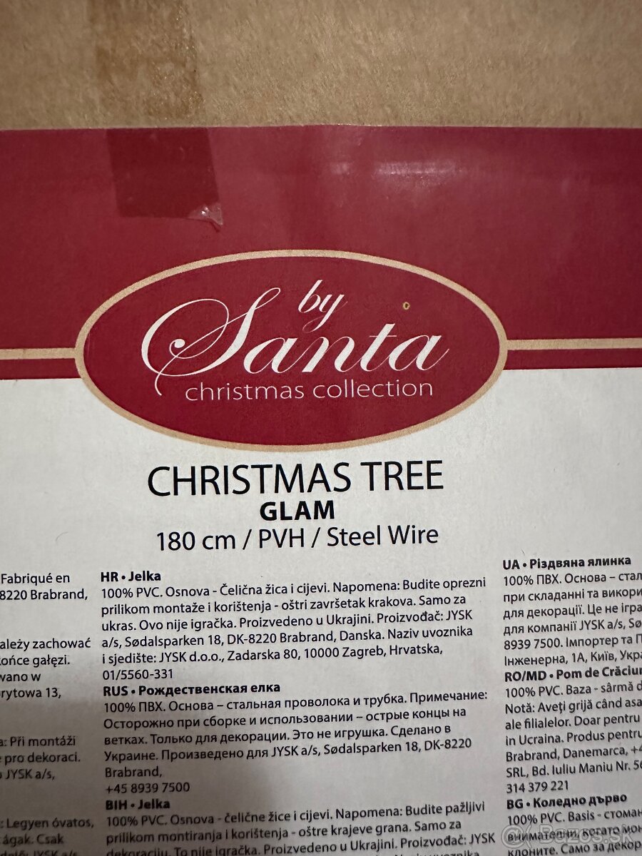 Vianocny stromcek 180 cm vratane ozdob a svetiel - 12