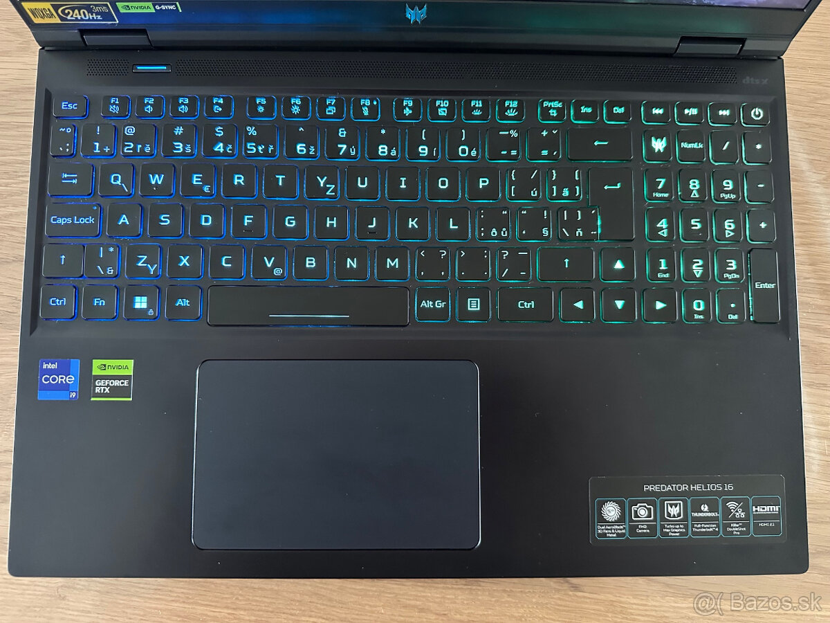 Herny notebook ACER Predator Helios 16 Abyssal Black ZARUKA - 12