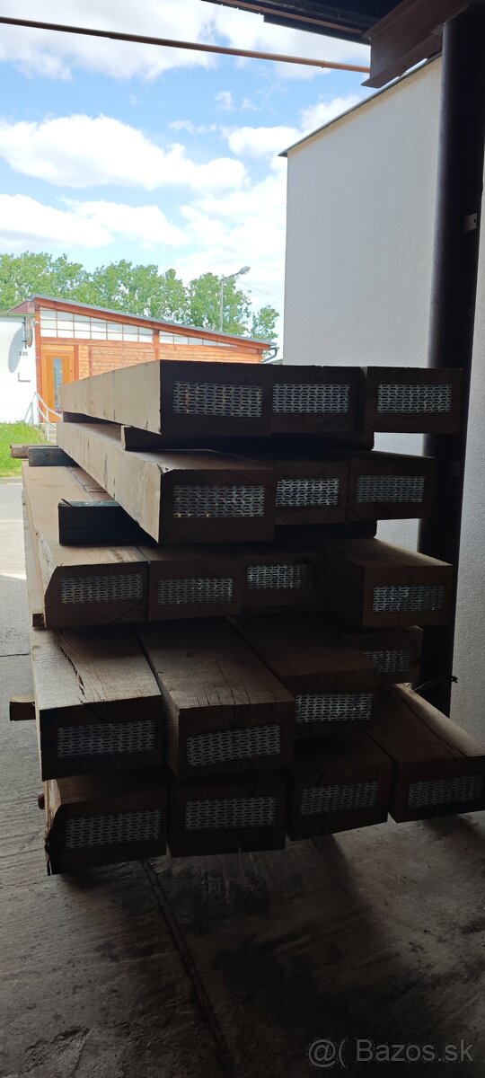 Dubové podvaly, fošne, hranoly, dosky...rôzne rozmery sušené - 12