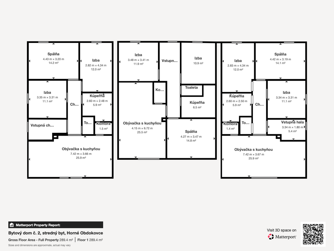 4- izbové byty v novostavbách Horné Obdokovce - 12