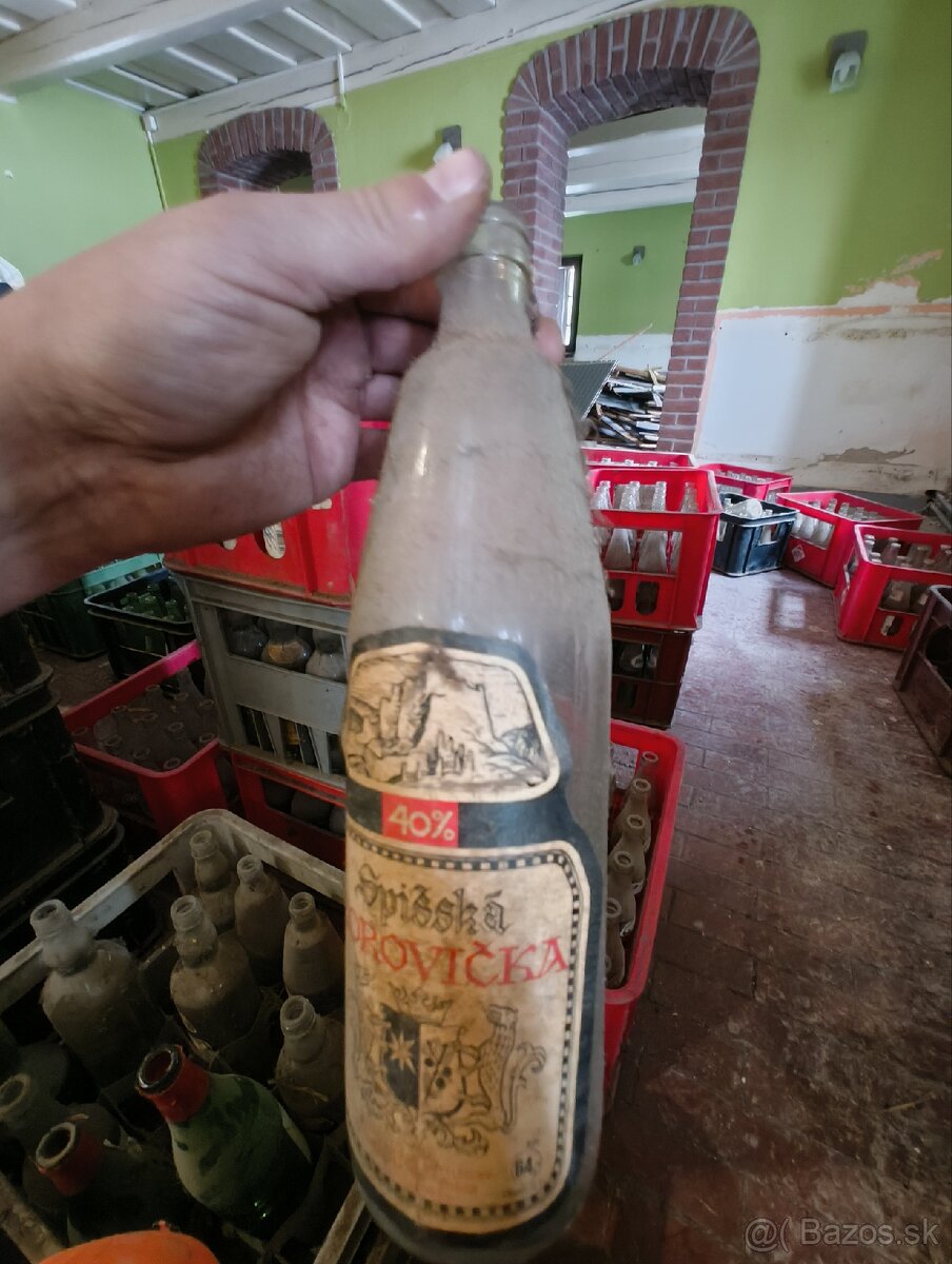 Retro Fľaše a bedničky - 12