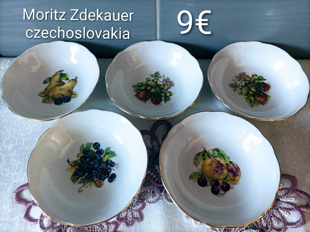 Porcelán - taniere, misky - 12