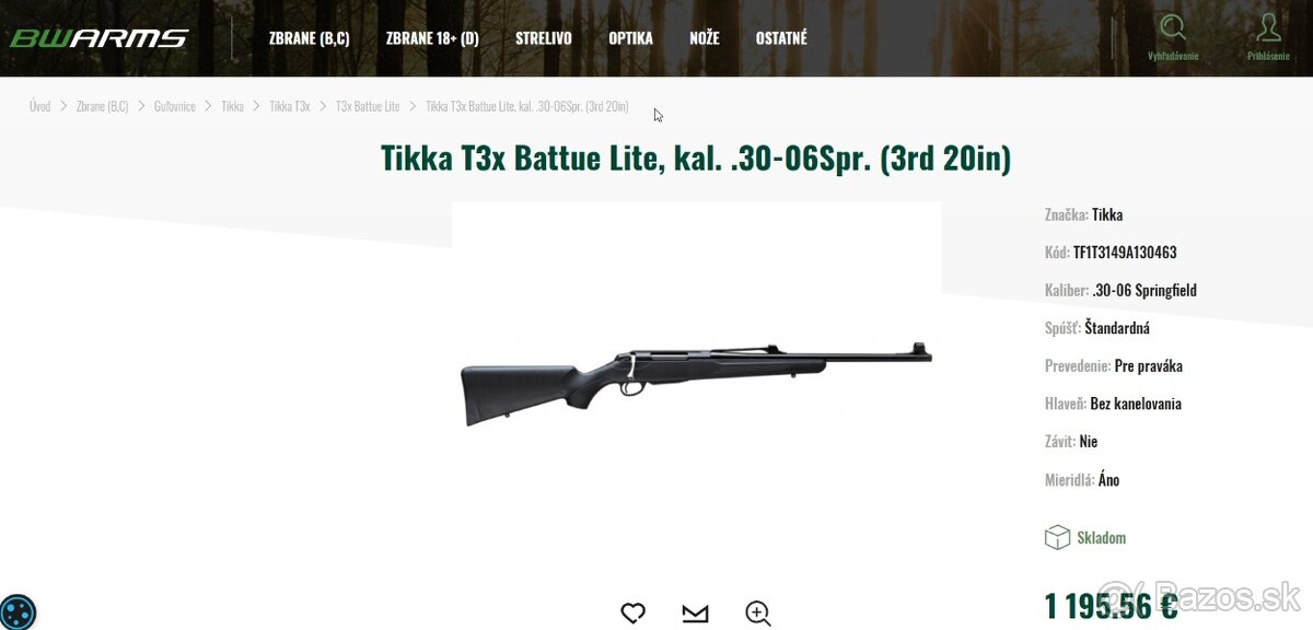 SAKO, model Tikka T3x - Battue - 12