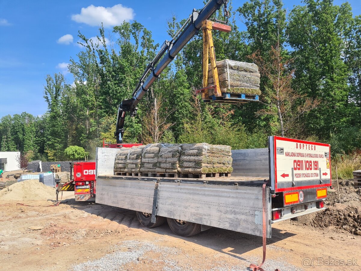 Doprava, náves plato s hr, súprava s hr, valník s hr - 12