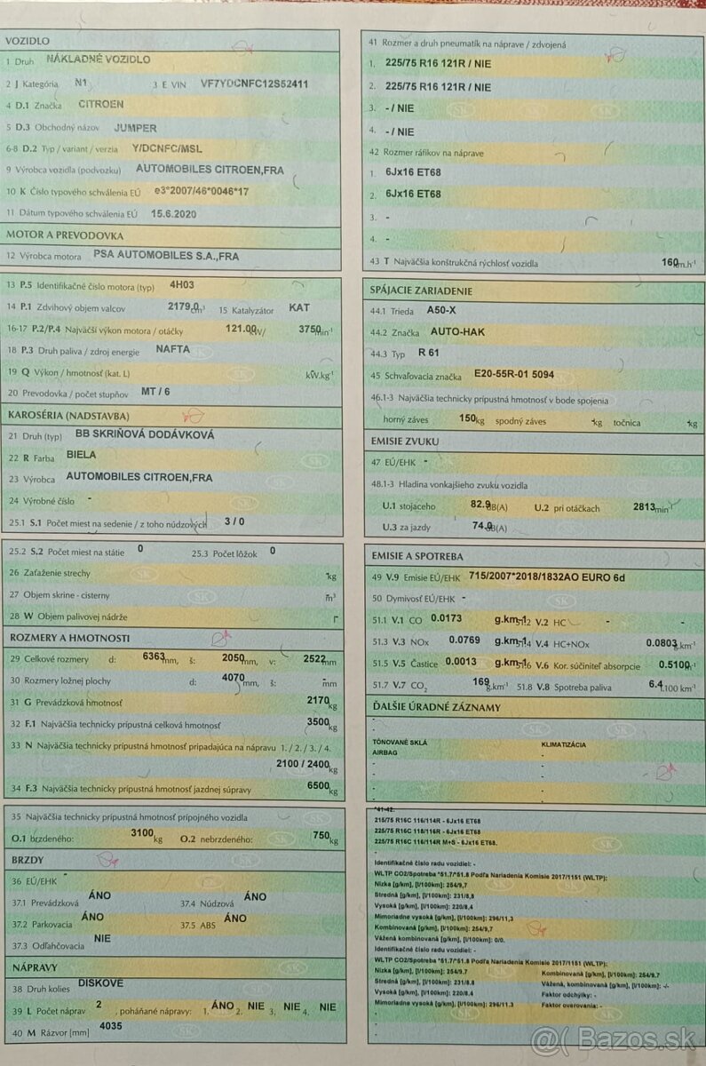 Citroen Jumper L4H2 2021 98xxx km - 12
