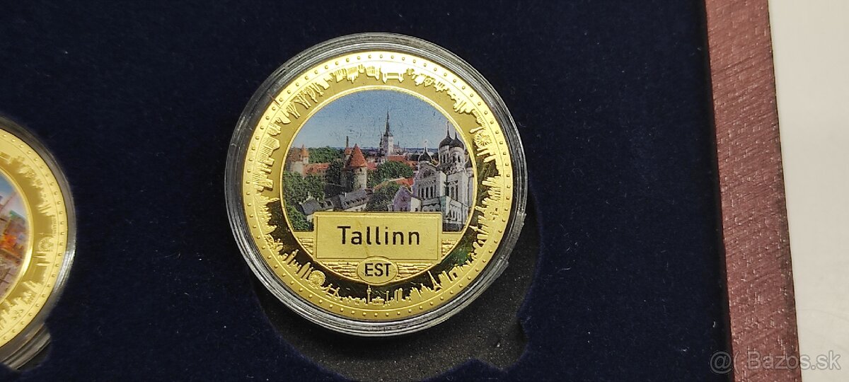 Mince EU miest pozlatene - 12