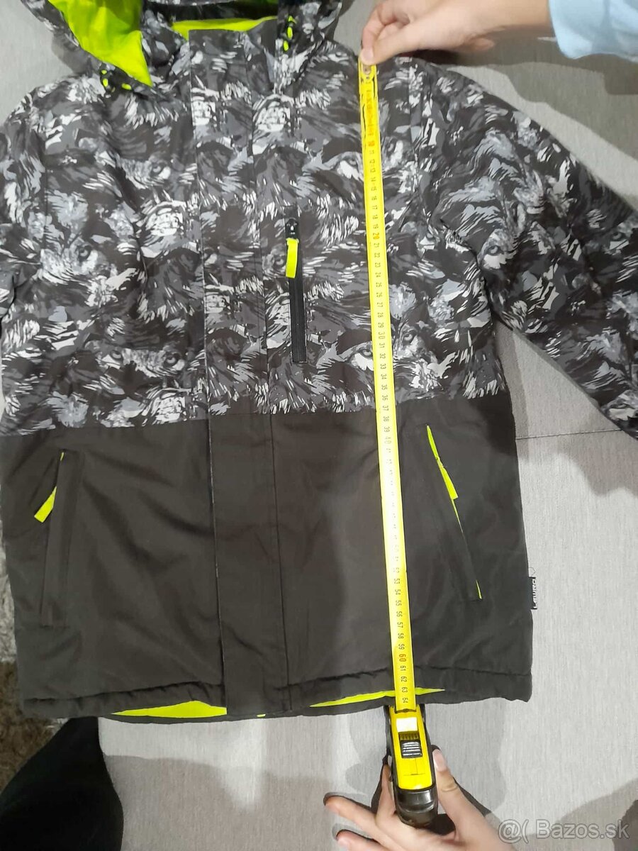 Chlapčenská lyžiarska bunda LEWRO 152/158 - 12