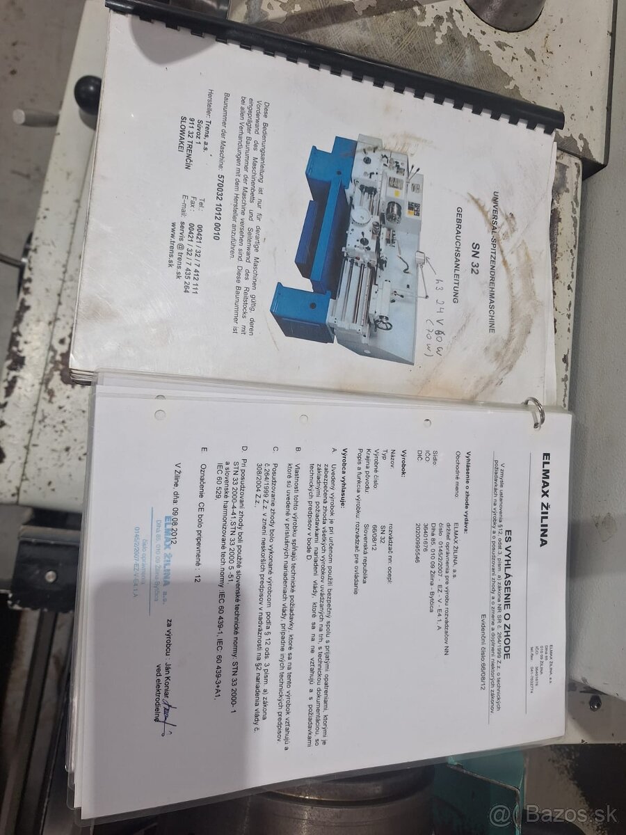 sústruh TRENS SN32 r.v 2012 - 12