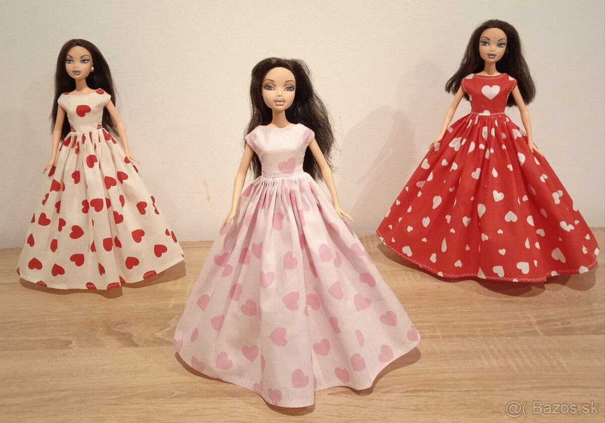 Barbie-dlhe šaty pre Barbie - 12