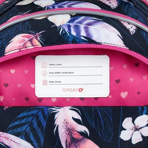 Školská taška s pierkami COCO - 12