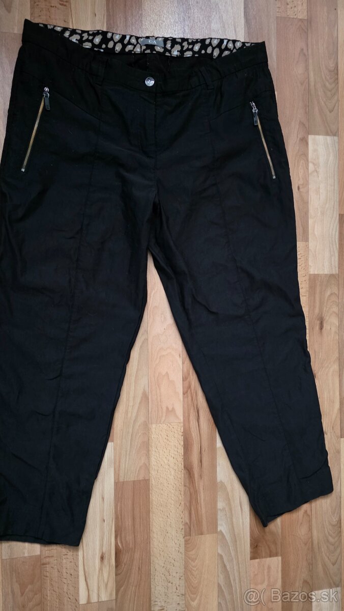 Zateplene cierne nohavice xn.C&A č.46 - 12