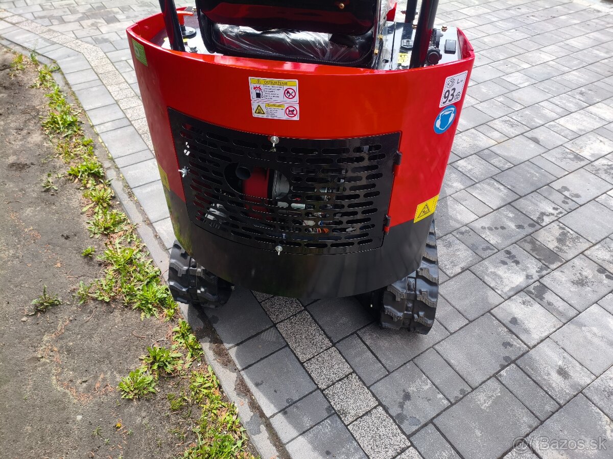 Nový minibager R10PRO 1200kg. - 12