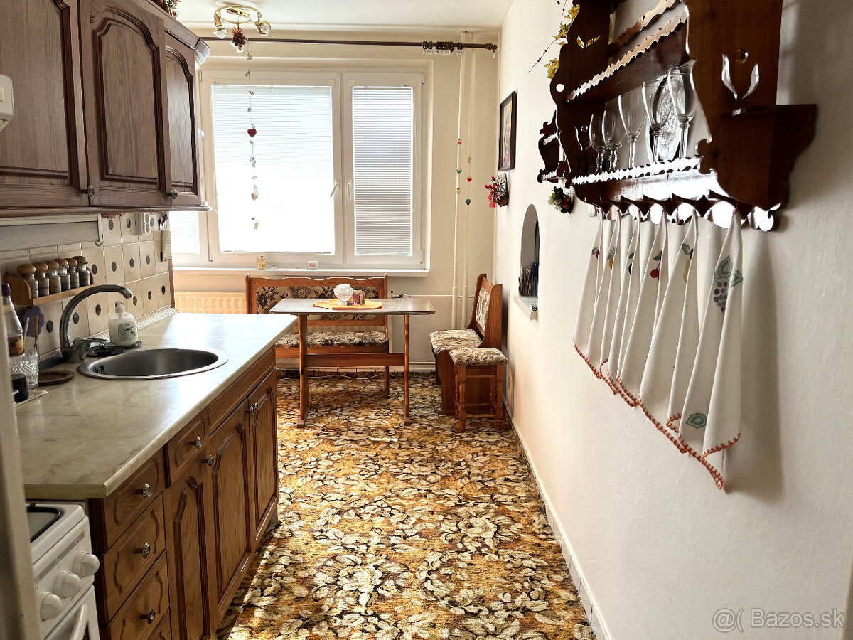 Priestranný a slnečný trojizbový byt na Dolinkách, Detva - 12