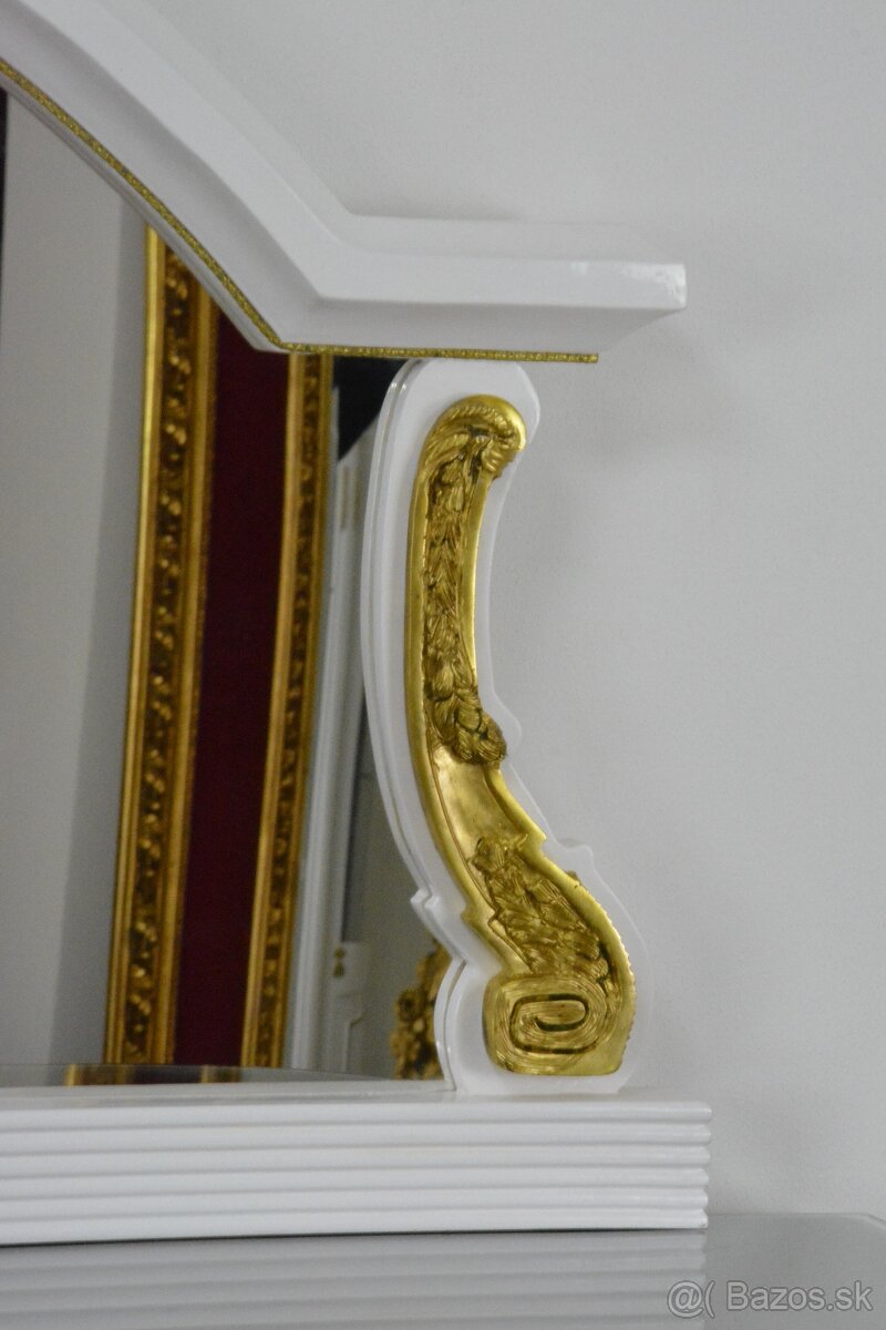 Zámecký jídelní set - 11 částí - zdobený bronzem - 12